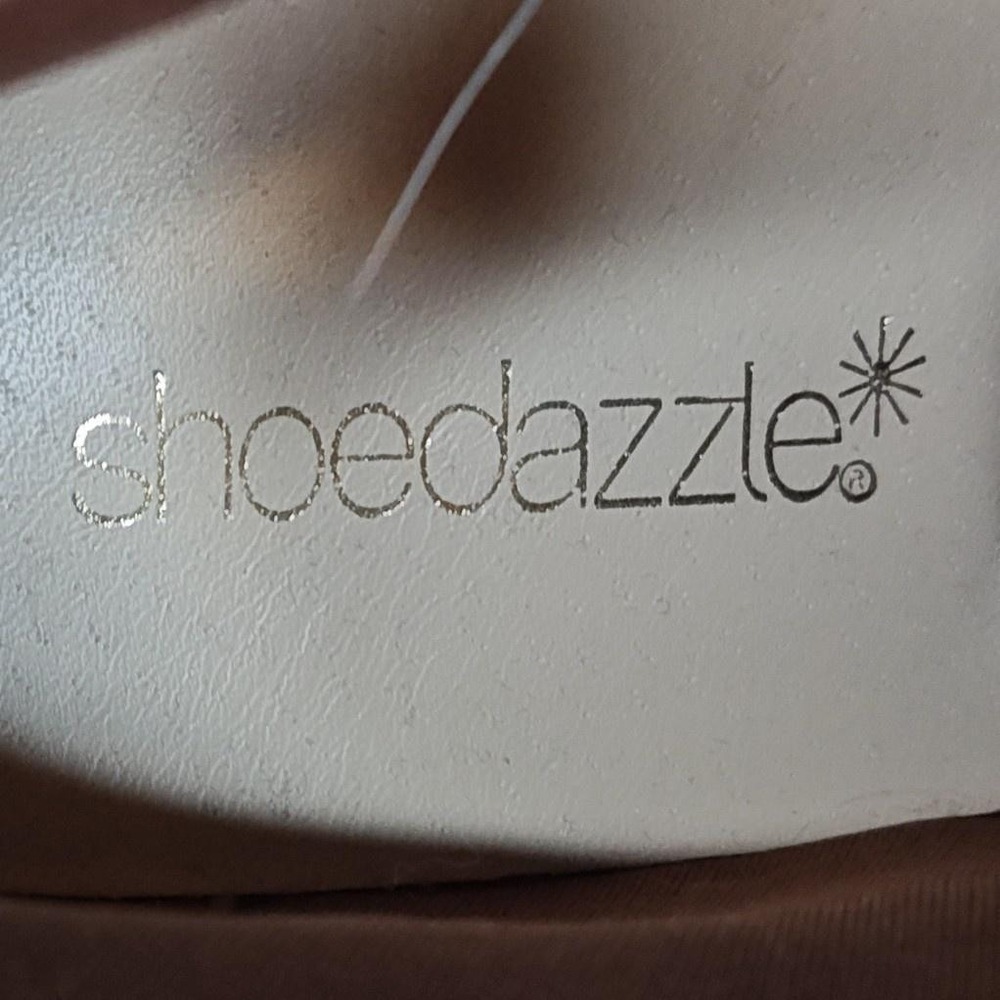 ShoeDazzle Boots Womens Size 7.5 Brown‎ Elidi Ankle Booties Pointed Toe Zip - Picture 10 of 14